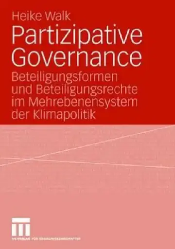 Cover of Partizipative Governance