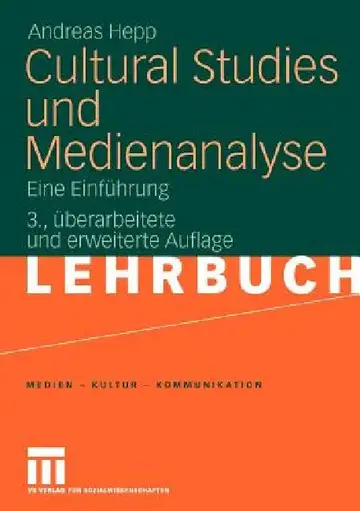 Cover of Cultural Studies Und Medienanalyse