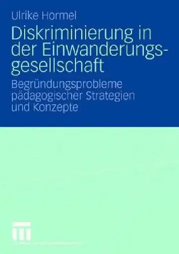 Cover of Diskriminierung in Der Einwanderungsgesellschaft