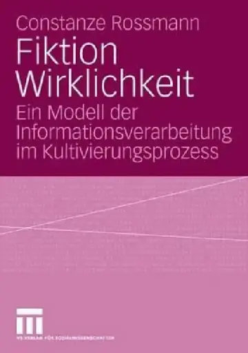 Cover of Fiktion Wirklichkeit