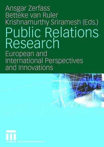 Cover of Public Relations Research