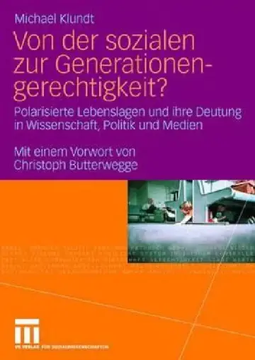 Cover of Von Der Sozialen Zur Generationengerechtigkeit?