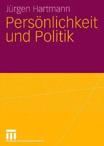 Cover of Persönlichkeit Und Politik