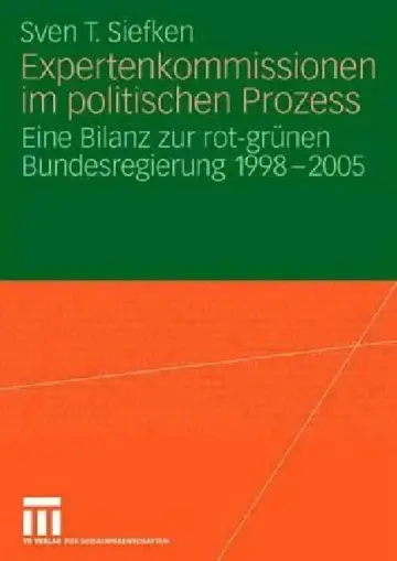 Cover of Expertenkommissionen Im Politischen Prozess