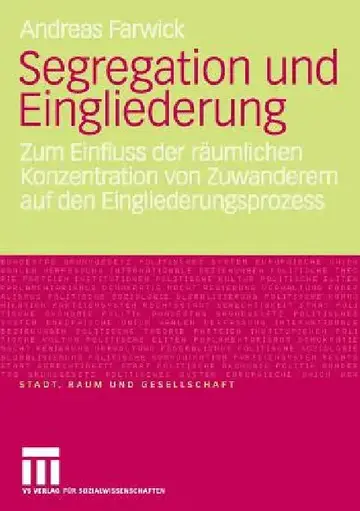 Cover of Segregation Und Eingliederung