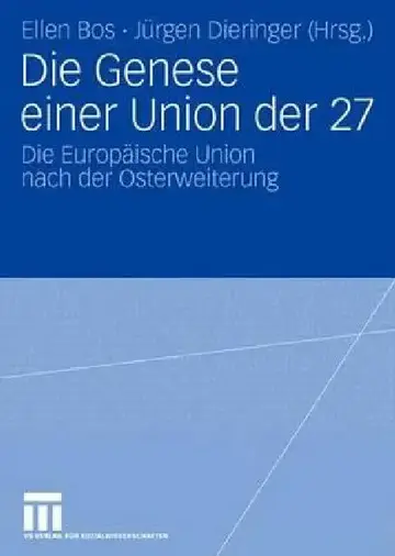 Cover of Die Genese Einer Union Der 27