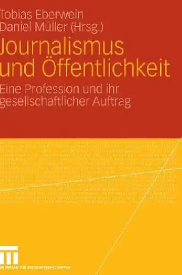 Cover of Journalismus Und Öffentlichkeit