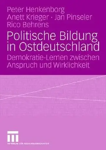 Cover of Politische Bildung in Ostdeutschland