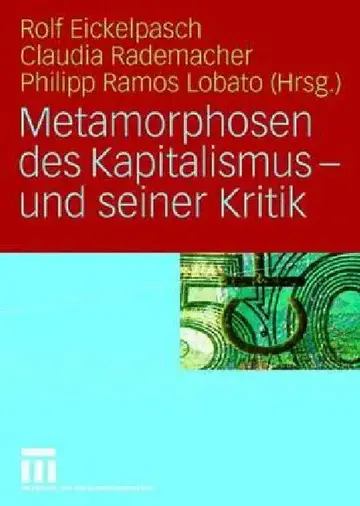 Cover of Metamorphosen Des Kapitalismus - Und Seiner Kritik