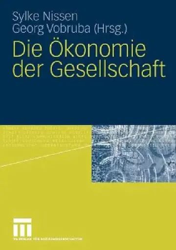 Cover of Die Ökonomie Der Gesellschaft