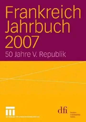 Cover of Frankreich Jahrbuch 2007