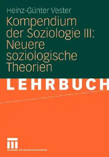 Cover of Kompendium Der Soziologie III