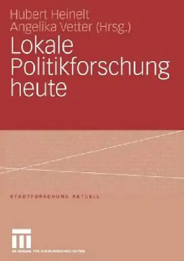 Cover of Lokale Politikforschung Heute