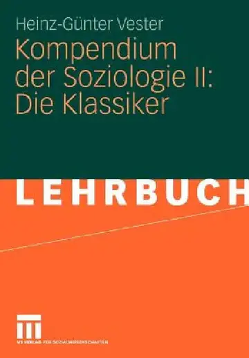 Cover of Kompendium Der Soziologie II
