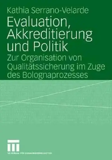 Cover of Evaluation, Akkreditierung Und Politik