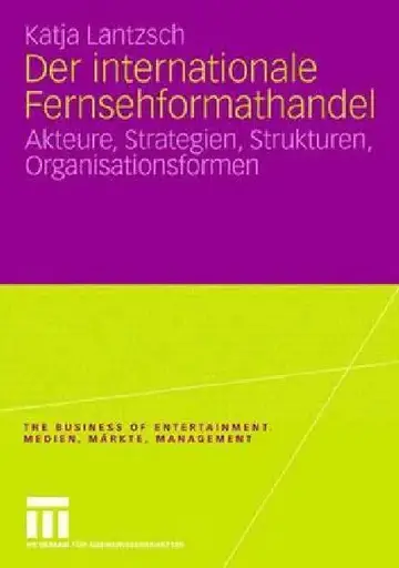 Cover of Der Internationale Fernsehformathandel