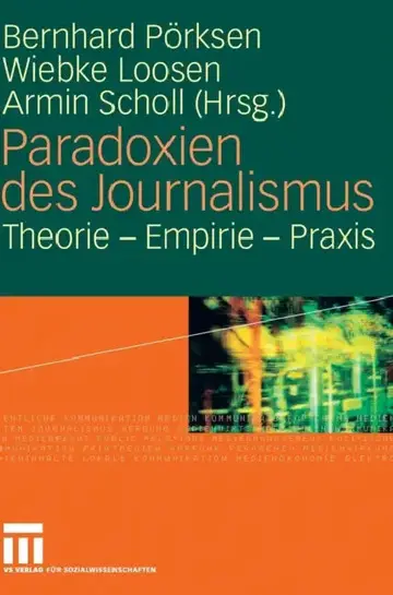Cover of Paradoxien Des Journalismus