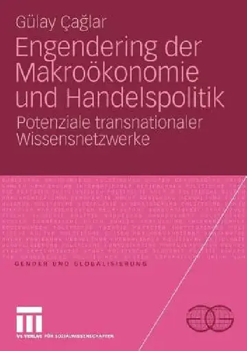 Cover of Engendering Der Makroökonomie Und Handelspolitik
