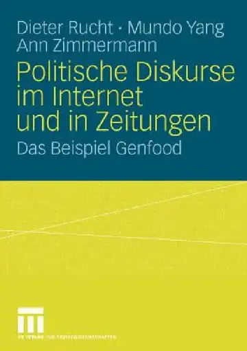 Cover of Politische Diskurse Im Internet Und in Zeitungen