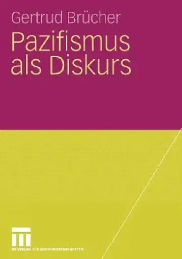 Cover of Pazifismus ALS Diskurs