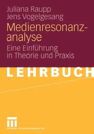 Cover of Medienresonanzanalyse