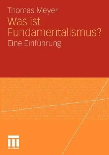 Cover of Was Ist Fundamentalismus?