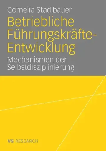 Cover of Betriebliche Führungskräfte-Entwicklung