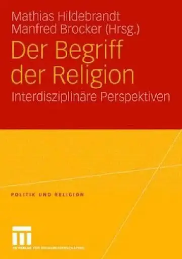 Cover of Der Begriff Der Religion