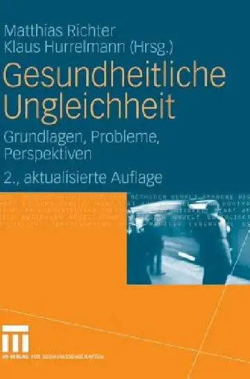 Cover of Gesundheitliche Ungleichheit