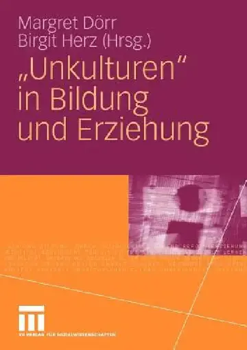 Cover of Unkulturen in Bildung Und Erziehung