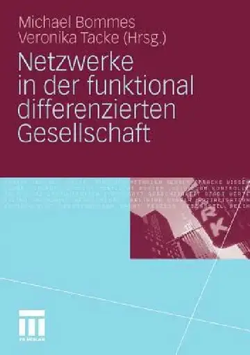 Cover of Netzwerke in Der Funktional Differenzierten Gesellschaft