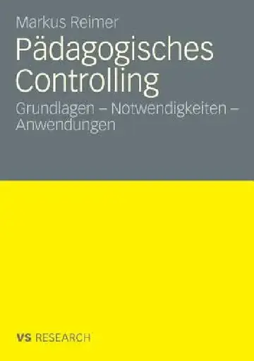 Cover of Pädagogisches Controlling