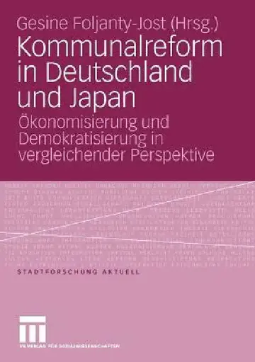 Cover of Kommunalreform in Deutschland Und Japan