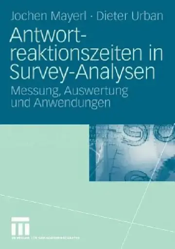 Cover of Antwortreaktionszeiten in Survey-Analysen