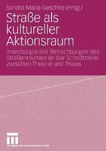 Cover of Straße ALS Kultureller Aktionsraum