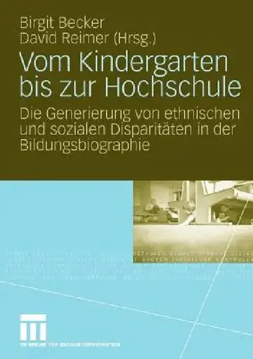 Cover of Vom Kindergarten Bis Zur Hochschule