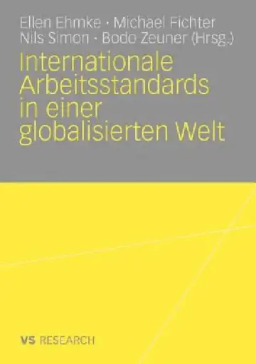 Cover of Internationale Arbeitsstandards in Einer Globalisierten Welt