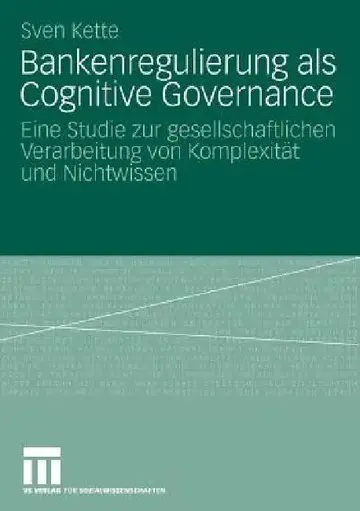 Cover of Bankenregulierung ALS Cognitive Governance