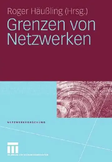 Cover of Grenzen Von Netzwerken