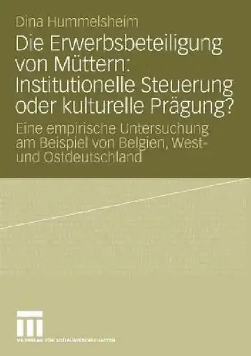 Cover of Die Erwerbsbeteiligung Von Müttern