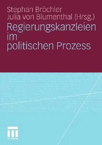 Cover of Regierungskanzleien Im Politischen Prozess