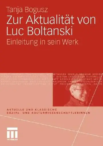 Cover of Zur Aktualität Von Luc Boltanski