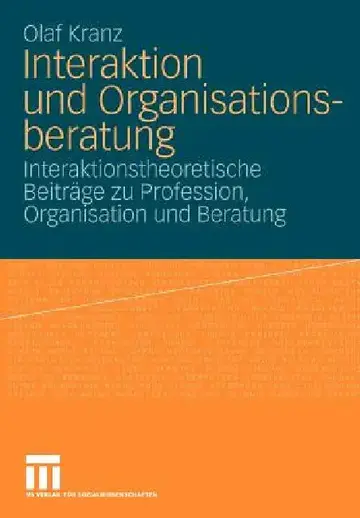 Cover of Interaktion Und Organisationsberatung