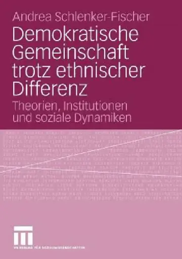 Cover of Demokratische Gemeinschaft Trotz Ethnischer Differenz