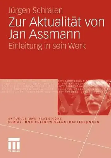 Cover of Zur Aktualität Von Jan Assmann