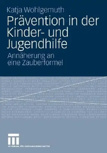 Cover of Prävention in Der Kinder- Und Jugendhilfe