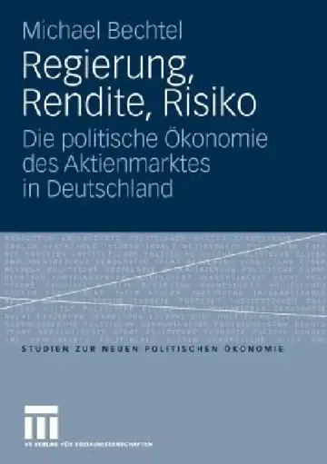 Cover of Regierung, Rendite, Risiko