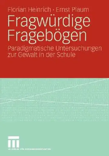 Cover of Fragwürdige Fragebögen