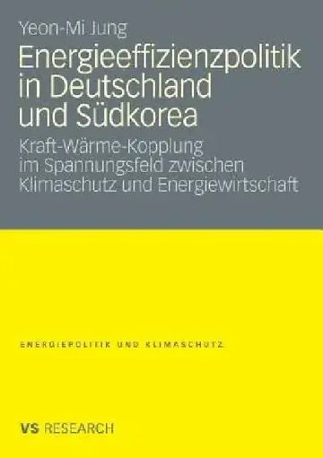 Cover of Energieeffizienzpolitik in Deutschland Und Südkorea