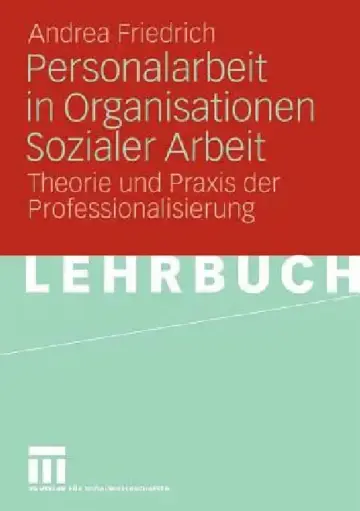 Cover of Personalarbeit in Organisationen Sozialer Arbeit